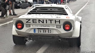 Lancia Stratos HF Rally PURE Ferrari V6 Engine Sound [upl. by Assirrec]