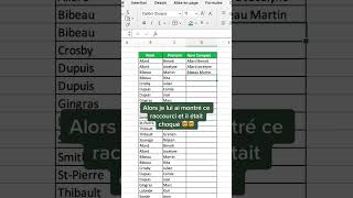 Comment associer deux cellules rapidement sur Excel [upl. by Ariel825]