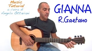 Gianna  Rino Gaetano  Chitarra [upl. by Aneek]