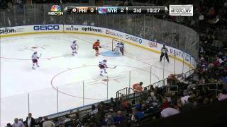 NHL 2014 11 19 Philadelphia Flyers vs New York Rangers [upl. by Kcirttap678]