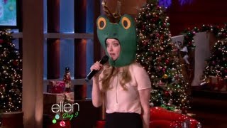 Amanda Seyfried Raps on Ellen [upl. by Ayim]