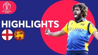 Malinga Stars In Big Upset  England v Sri Lanka  Match Highlights  ICC Cricket World Cup 2019 [upl. by Winne917]