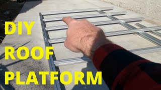 Aluminum roof rack platform build plans Save hundreds building it yourself Wasatch Moto [upl. by Adamik]