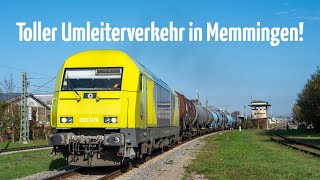 Augsburger Localbahn fährt mit ER20 den Kemptener Ölzug als Umleiter via Memmingen durchs Allgäu [upl. by Eetnahc]