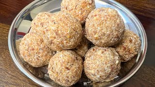 NO Sugar NO Ghee Super Healthy laddu  Sugar Free Laddu Recipe  Healthy Snacks [upl. by Arnaldo]