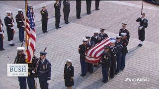 George HW Bush funeral key moments [upl. by Alih]