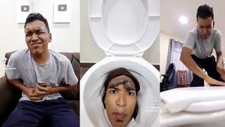 LARIN EXPLOTÓ EN EL BAÑO 😱💣  NUEVOS TIKTOK DE ALFREDO LARIN Y SUS AMIGOS  HUMOR LATINO [upl. by Loralee]