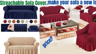 Sofa cover NepalStreachable Sofa cover with PricesoftComfortableStreachable 221311 3 Set [upl. by Priebe]