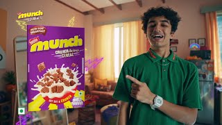 Nestlé MUNCH Breakfast Cereal  GET SET amp CRUNCH  Malayalam TVC  30 Sec [upl. by Aihsemek111]