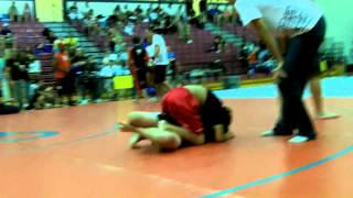 BJJ vs wrestling 10 year old grappling tournament Buckeye International 2012 [upl. by Utica229]