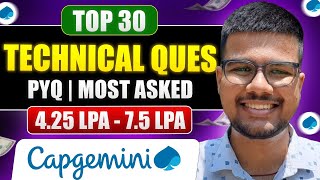 Capgemini Technical Assessment Questions  Capgemini Technical Assessment ONE SHOT [upl. by Erastus]