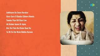 Lata Mangeshkar Jukebox Gore Gore O Banke  Tumko Piya Dil  Tu Hi Tu Hai  Kisi Ko Pata Na [upl. by Ideih]