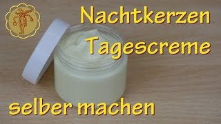 NachtkerzenTagescreme selber machen  für trockene gereizte Haut [upl. by Monty]