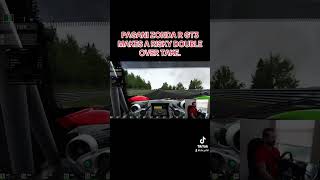 PAGANI ZONDA R GT3  Nurburgring makes a quick double pass racing gameplay simracing gaming [upl. by Ahsined]