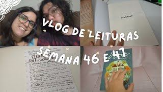 Vlog de leituras da semana 46 e 47 Leituras insônia e ressaca por causa de Sherlock Holmes [upl. by Jala998]