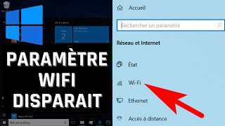 WiFi napparait pas dans les paramètres réseaux et internet  Windows 10 [upl. by Radec]