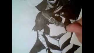 Dibujando a Mystogan Fairy Tail  Drawing Mystogan Fairy Tail  ジェラール [upl. by Nnylasor912]