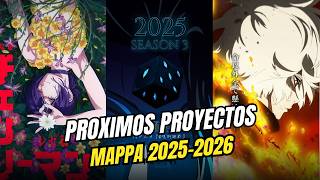 PROYECTOS STUDIO MAPPA 2025 2026 [upl. by Hurlbut883]