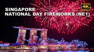 Singapore National Day Fireworks  NE1 ndp2024 singaporendp [upl. by Kcirtapnaes]