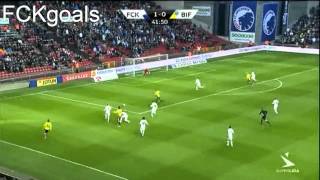 FC København  Brøndby IF 31 5412 All highlights and goals [upl. by Swanhildas]