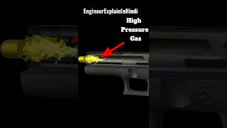 How Does Silencer Of Pistol Work  3D Animation in Hindi [upl. by Varuag568]