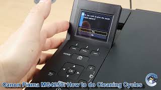 Canon Pixma MG4250 How to do Printhead Cleaning and Deep Cleaning Cycles to Improve Print Quality [upl. by Derej]