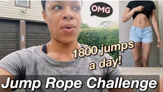 Jump Rope Challenge 1800 jumps every day for 2 weeks with this workout routine [upl. by Violette546]