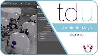 Arnold for Maya  Ray Depth Timelapse Example [upl. by Ahsenrac104]