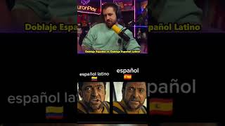 DOBLAJE LATINO VS ESPAÑOL 😅 l shorts auron xokas [upl. by Matta123]