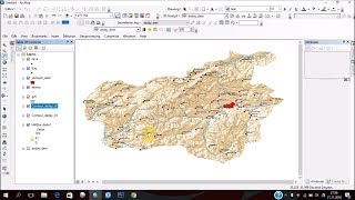 Topografya Haritası Nasıl Yapılır  ArcMap 105 [upl. by Heck]