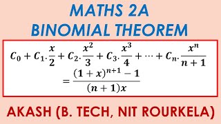 Binomial Theorem Important LAQ 8  Maths 2A maths2a inter2ndyearmaths [upl. by Sammy880]