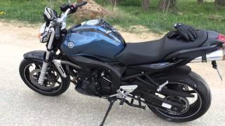 Yamaha FZ6N with Two Brothers exhaust  Pure sound [upl. by Solorac]