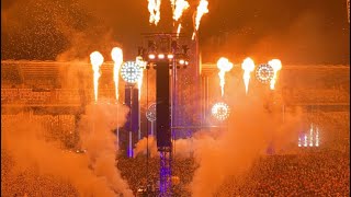 Rammstein  Du Hast fireworks live Brussel 5 aug 2023 [upl. by Ennaitak]