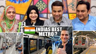 India Had A World Class Delhi Metro  050 New Delhi Metro To Indias Cyber City 🇮🇳  Reaction [upl. by Niemad403]