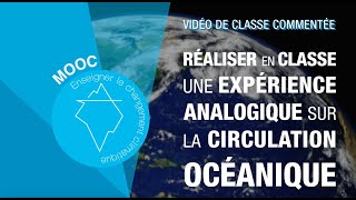 Les courants océaniques  Vidéo commentée  Réaliser une expérience sur la circulation océanique [upl. by Ruzich]