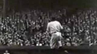 Babe Ruth 60th Homerun  1927 [upl. by Ecinehs]