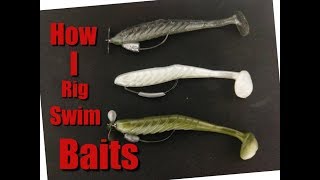 How to Rig a Yum Pulse luresHow to Rig a Swimbait weedless fishing tips [upl. by Fafa252]