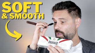 Tested Proraso Sensitive Skin Shaving Cream Full Review [upl. by Ymorej]