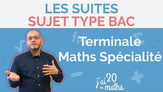 Sujet type bac  Les suites  Terminale Maths Spécialité [upl. by Eniamahs]