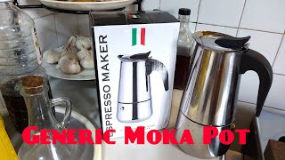 Generic Moka Pot Quick Review [upl. by Macmillan]