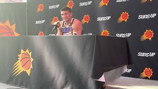 Phoenix Suns guard Grayson Allen on bulking up to 230 pounds [upl. by Nnylrahc338]