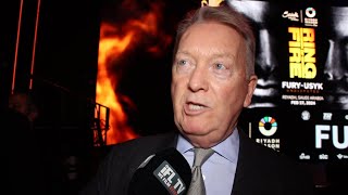 FRANK WARREN ON JOSHUA REFUSING TO ANSWER DEVS QUESTIONS  REACTS TO FURY vs USYK CLASH AT PRESSER [upl. by Capps]