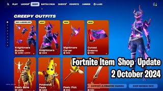 Fortnite Item Shop Update October 2 2024 Billie Eilish Red Knight Knightmare and More 💎 [upl. by Laehplar155]