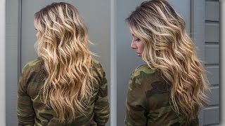 How to  Perfect Beach Wave Hair [upl. by Nlyak]