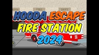 Hooda Escape Fire Station 2024  Walkthrough  Hints  Cheats [upl. by Nelhsa]