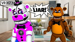 Funtime Freddy LIED about his PAST in VRCHAT [upl. by Daile]