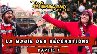 LA MAGIE DES DÉCORATIONS DE NOËL À DISNEYLAND PARIS [upl. by Thessa400]