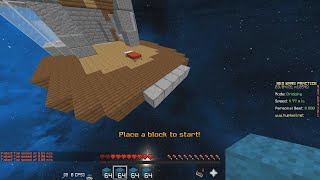 diagonal telly bridge on Hypixel Bridge Training [upl. by Ettenwad35]