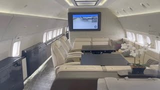 A Tour Of The Business Jets At EBACE 2023 In Geneva Switzerland [upl. by Katrina457]