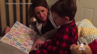 Watch nonverbal boy with autism say his ABCs [upl. by Scoter]